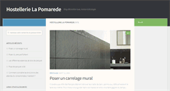 Desktop Screenshot of hostellerie-lapomarede.fr