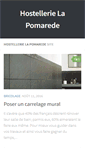 Mobile Screenshot of hostellerie-lapomarede.fr