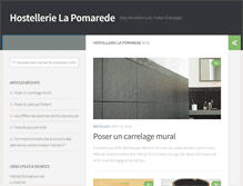 Tablet Screenshot of hostellerie-lapomarede.fr